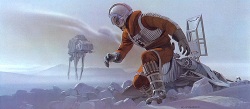 Diseño de Ralph McQuarrie para "The Empire Strikes Back"